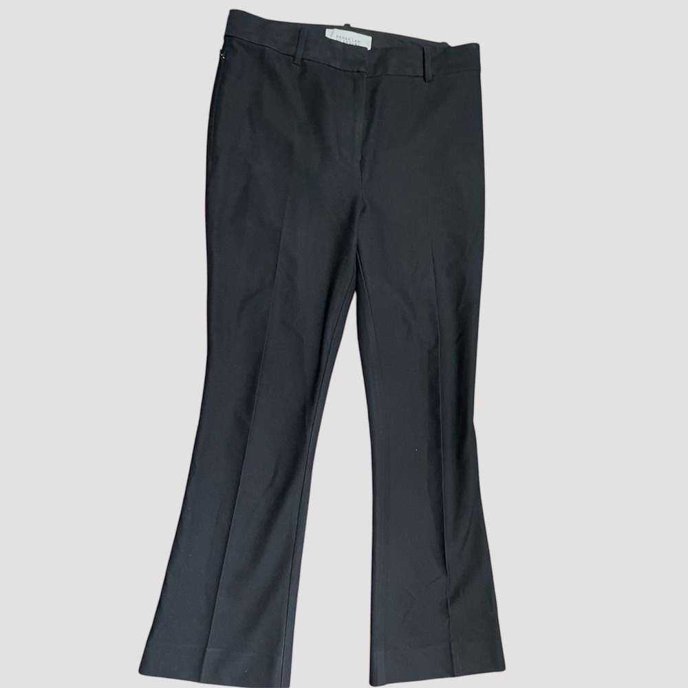 Derek Lam 10 Crosby Kick Flare Cotton Ponte Pants Size 6 Comfort Office Travel